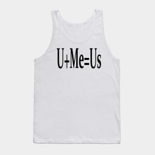 U+Me=Us (Calculus) Tank Top